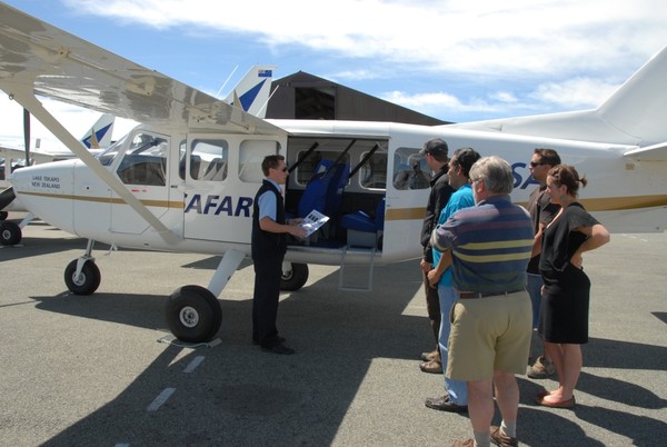 Passengers lining up for inaugural flight